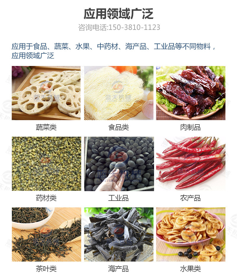  網帶球炭烘干機應用領域廣泛